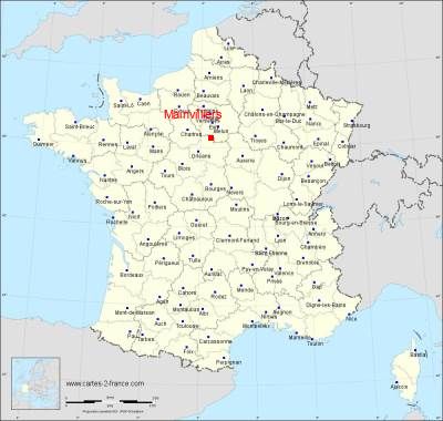 Carte de Mainvilliers