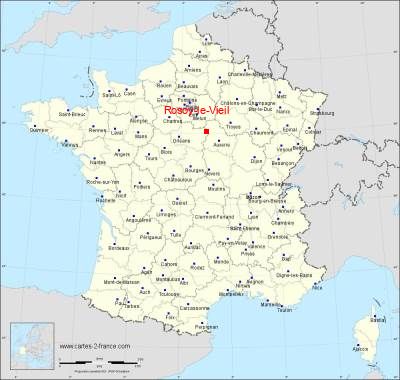 Carte de Rosoy-le-Vieil