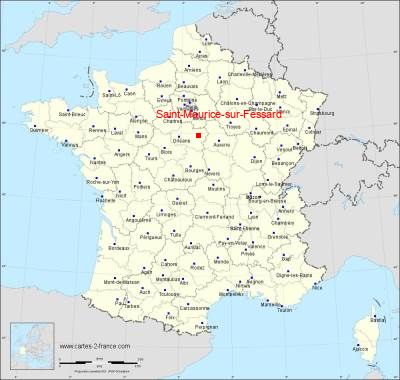 Carte de Saint-Maurice-sur-Fessard