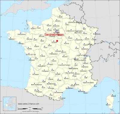 Carte de Seichebrières