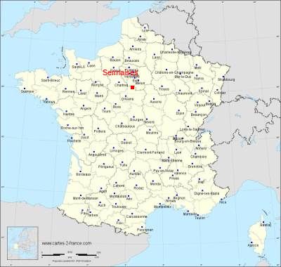 Carte de Sermaises