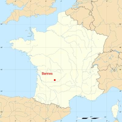 Fond de carte avec Bannes