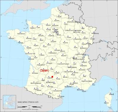 Carte de Cajarc