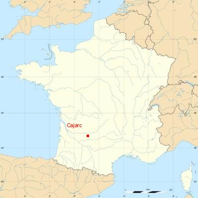 Fond de carte avec Cajarc