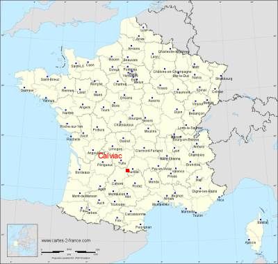 Carte de Calviac