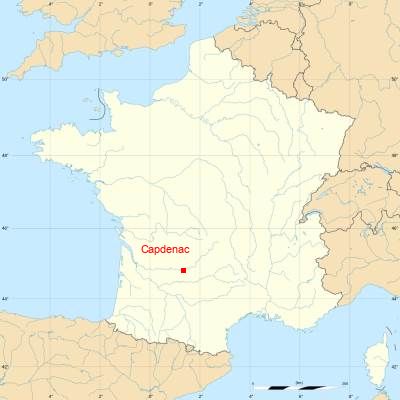 Fond de carte avec Capdenac