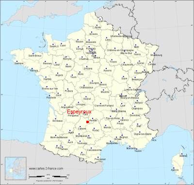 Carte de Espeyroux