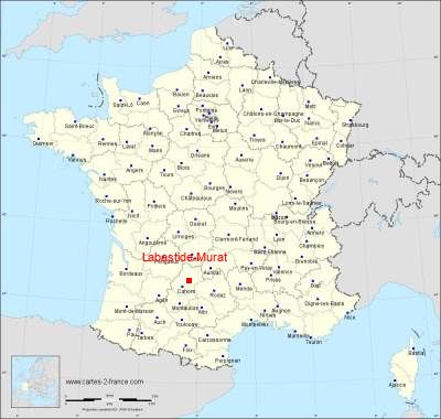 Carte de Labastide-Murat