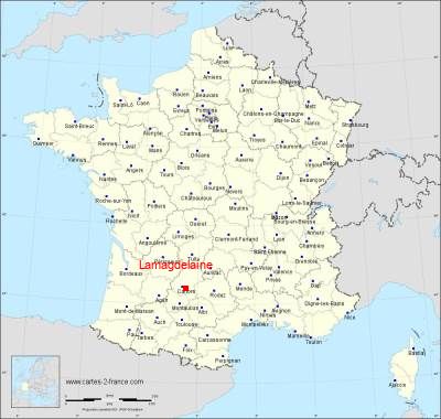Carte de Lamagdelaine