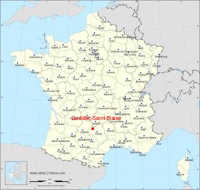 Carte de Lentillac-Saint-Blaise