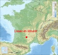 localisation mairie de Lissac-et-Mouret