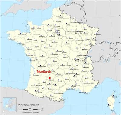 Carte de Montgesty