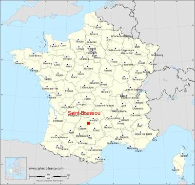 Carte de Saint-Bressou