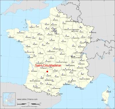 Carte de Saint-Cirq-Madelon