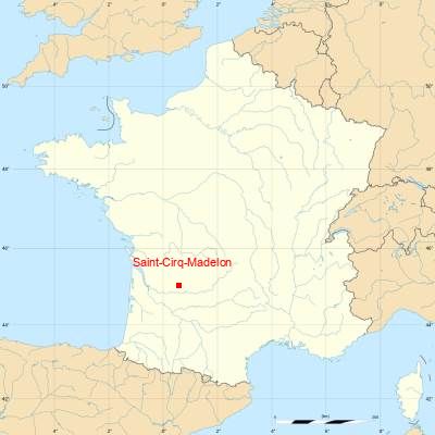 Fond de carte avec Saint-Cirq-Madelon