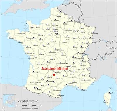 Carte de Saint-Jean-Mirabel