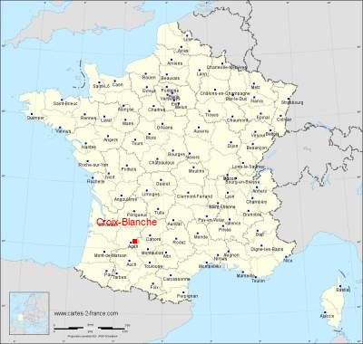 Carte de Croix-Blanche