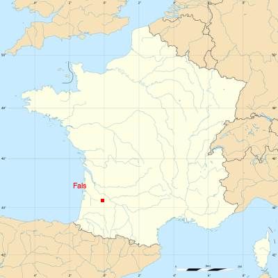 Fond de carte avec Fals