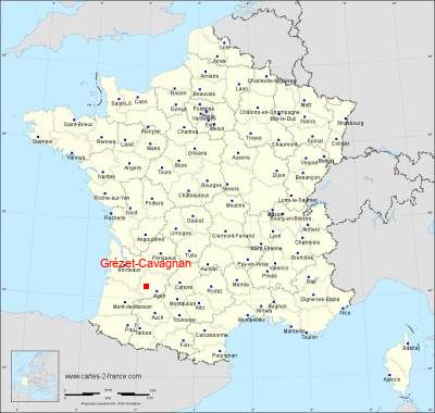 Carte de Grézet-Cavagnan