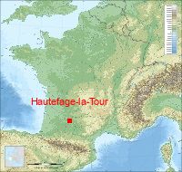 localisation mairie de Hautefage-la-Tour