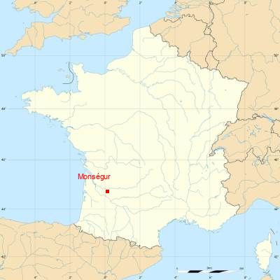 Fond de carte avec Monségur