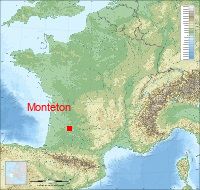 localisation mairie de Monteton