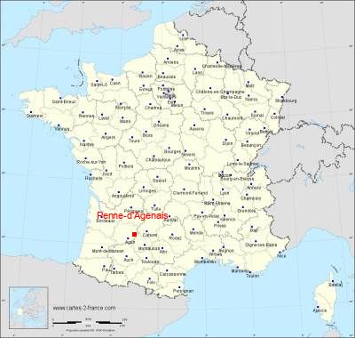 Carte de Penne-d'Agenais