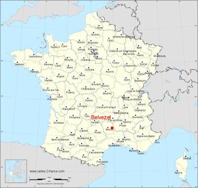 Carte de Belvezet