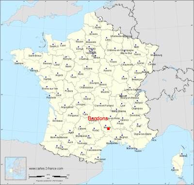 Carte de Bondons