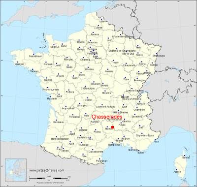 Carte de Chasseradès