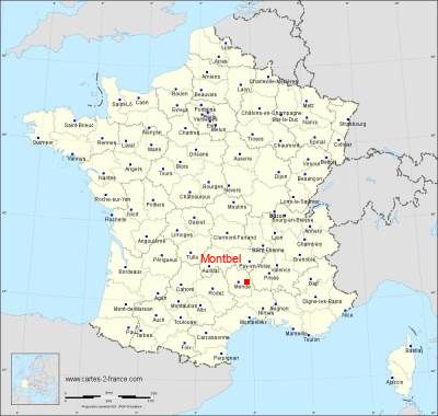 Carte de Montbel