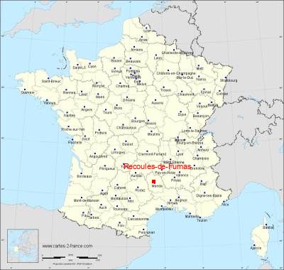 Carte de Recoules-de-Fumas