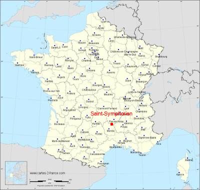 Carte de Saint-Symphorien