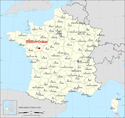 Carte de Blaison-Gohier