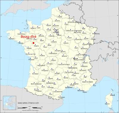 Carte de Bourg-d'Iré