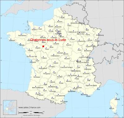 Carte de Chalonnes-sous-le-Lude