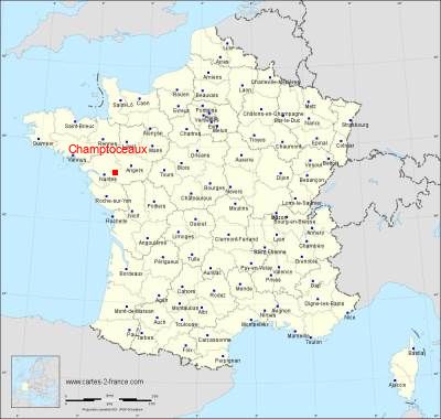 Carte de Champtoceaux