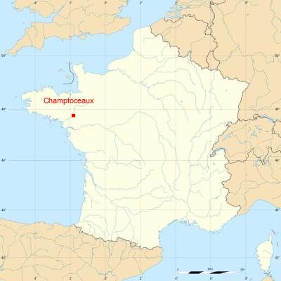 Fond de carte avec Champtoceaux