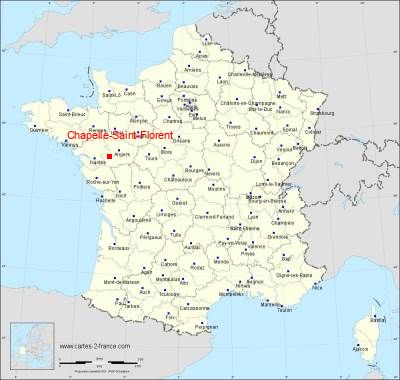 Carte de Chapelle-Saint-Florent
