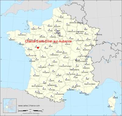 Carte de Charcé-Saint-Ellier-sur-Aubance