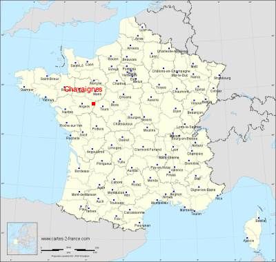 Carte de Chavaignes