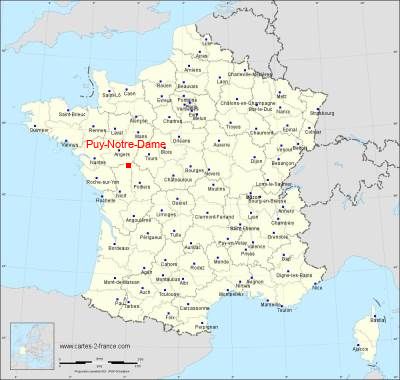 Carte de Puy-Notre-Dame
