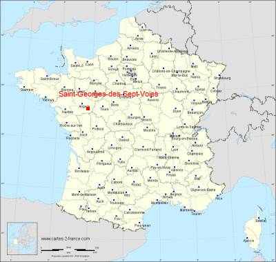 Carte de Saint-Georges-des-Sept-Voies