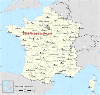 Carte de Saint-Philbert-du-Peuple