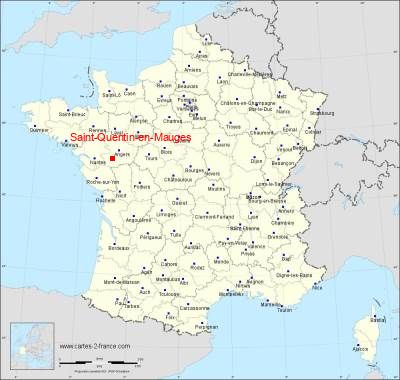 Carte de Saint-Quentin-en-Mauges