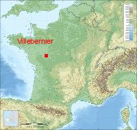 localisation mairie de Villebernier
