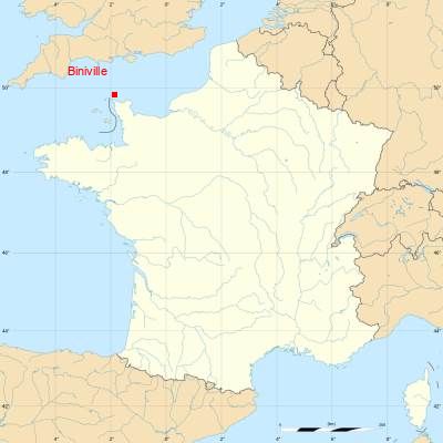 Fond de carte avec Biniville