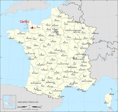 Carte de Canisy
