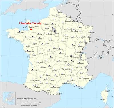 Carte de Chapelle-Cécelin