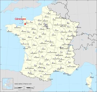 Carte de Cérences